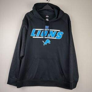 Men detroit lions black hoody hoodie Sweatshirt XL sweatshirt